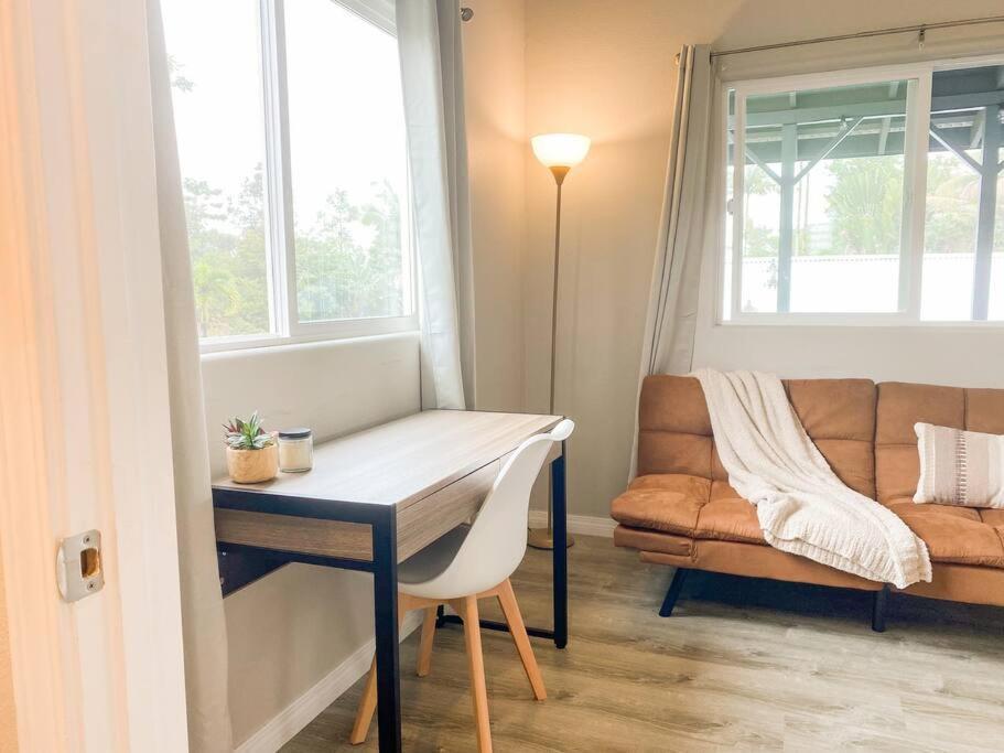 Hibiscus Hale, Full Kitchen, King Bed, Parking Apartamento Keaau Exterior foto