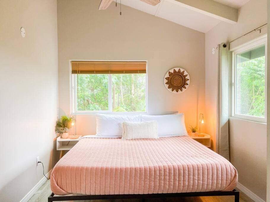 Hibiscus Hale, Full Kitchen, King Bed, Parking Apartamento Keaau Exterior foto